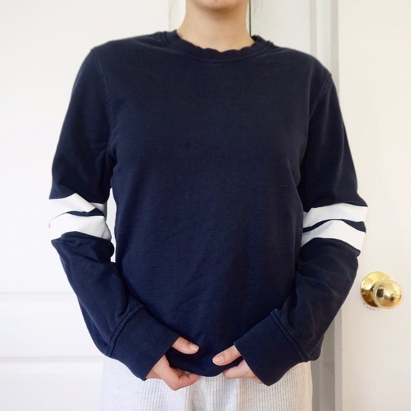 JACK & JONES NAVY BLUE SWEATER - Picture 3 of 7